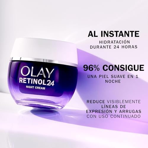 Retinol 24 creme noturno facial hidratante REFILL, com vitamina E antioxidante. Cuidados de pele bem-envelhecidos 50 ml