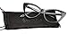 SOOLALA Ladies 61mm Lens Fashion Designer Cat Eye Reading Glasses Customized Strengths, 3mix, x2.0