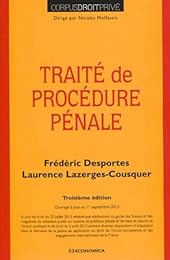 Traité de procédure pénale