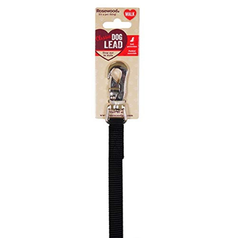 Rosewood Classic Soft Protection Lead, 5/8 x 40-inch, Black