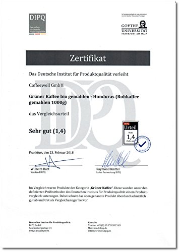 Grüner Kaffee bio gemahlen - Honduras (Rohkaffee gemahlen 1000g) – Bild 4