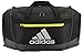 adidas Women's Defender III small duffel Bag, Black/Black Jersey/Semi Solar Yellow, One Size