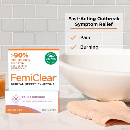 FemiClear® for Genital Herpes Symptoms, Pain & Burning AllNatural