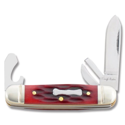 Rough rider mini scout fold knife, 440 ss pen blade, re…