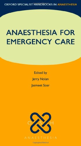 Anaesthesia for Emergency Care (Paperback)