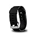 KingAcc Compatible Replacement Bands for Fitbit Charge HR, Soft Silicone Band with Metal Buckle Fitness Wristband Sport Strap Women Men (1-Pack, Black, Small)