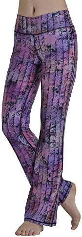 FEIVO Yoga Pants, Women's Loose Casual Long Fashion Printing Comfy Sports Gym Running Pants,Printing5,Large