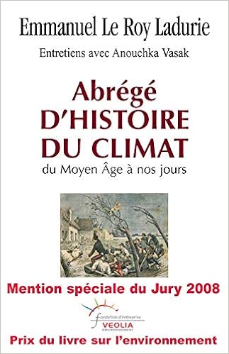 Amazon Fr Abrege D Histoire Du Climat Du Moyen Age A Nos Jours Le Roy Ladurie Emmanuel Livres