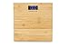 Modern Genuine Bamboo Weighing Body Scale w/400lb capacity Digital Blue Backlight LCD Screen by Wasserstein