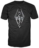 T-Shirt - Skyrim - Dragon Logo Men's Black Size M