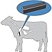 Master Magnetics COW-SCM7CX4BX Ferrite Cow Magnet, 3