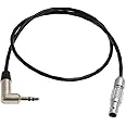 HangTon Timecode Cable for Tentacle Sync to ARRI Alexa Mini LF XT Camera Sound Devices 688 Recorder NanoLockit TRS 3.5mm Jack to 0B 5 Pin Straight