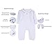 HAPIU Baby Boy Baptism Outfit with Hat Christening Outfit-Cross Detail, 0-3M, Pure White