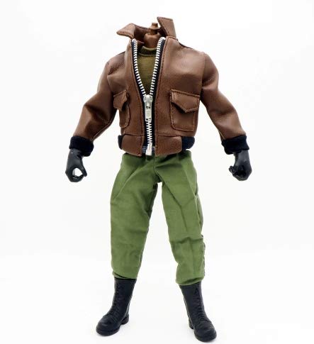 1/6 Scale Clothes Soldier Uniforms Leather Jacket Set Coat for 12" Male Military Action Figure Body &Cloth for Ken Doll