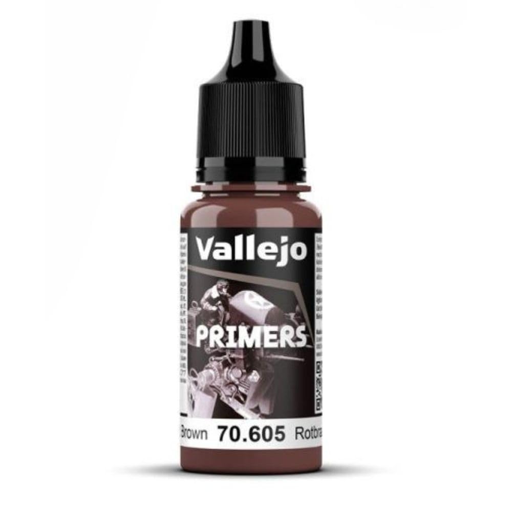 Vallejo Model Color 17 ml Polyurethane Primer - German Red Brown