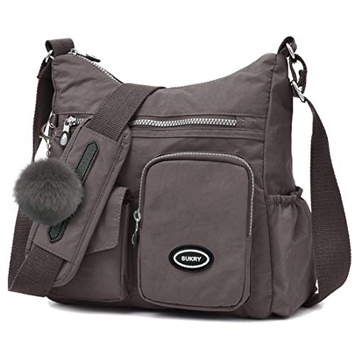 nylon crossbody travel purse