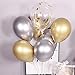 HoveBeaty Gold Balloons Chrome Shiny Metallic Latex 12 Inch Thicken Balloons 50 Pack for Wedding Party Baby Shower Christmas Birthday Carnival Party Decoration Supplies