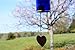 Cobalt Blue Wine Bottle Wind Chime - Gift Ideas - Outdoor Decor - Yard Art - Garden Gift - Wine Bottle Decor - Wine Bottle Chime - Windchime