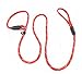 Adjustable Nylon Leash Dog Running Training Climbing Rope Slip Small Large Dog Puppy Pet Leash Collar Red