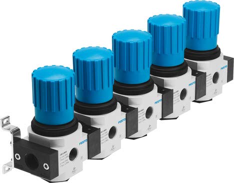 Festo 529000 Model LRB-1/4-D-7-O-K5-MINI Pressure Regulating Valve Manifold