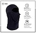 Balaclava Ski Mask - Cold Weather Full Face Mask with Breathable Air Vents - Ski Mask for Men & Women for Winter Sports Black