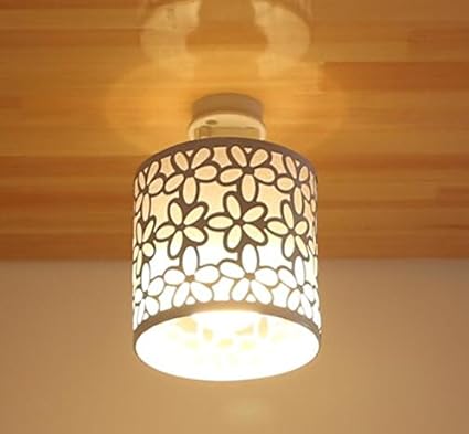Amazon Fsliving シーリングライト 可愛い お花 引掛式 4畳 電球色 和室 蛍光灯 北欧 和風 引掛式 小型 工事不要 照明器具 天井照明 簡単取付 省エネ 節電 Fsliving 屋内照明