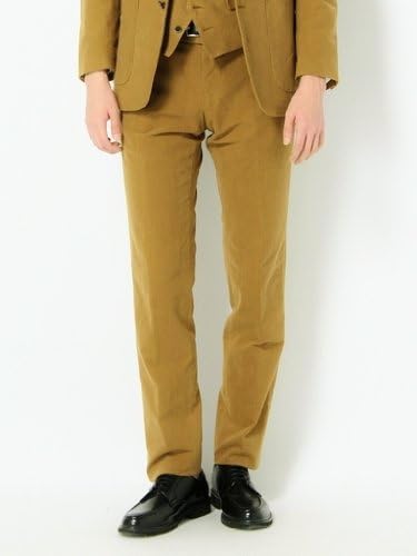 Amazon メイルアンドコー Male Co コットンモールスキンセットアップスラックス キャメル 33 3l ロングパンツ 通販