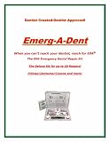 EDK Emerg-A-Dent Deluxe Dental Repair-First Aid Kit-Dental Repairs Fillings/Crowns/Dentures Repairs There is No Other Like it!