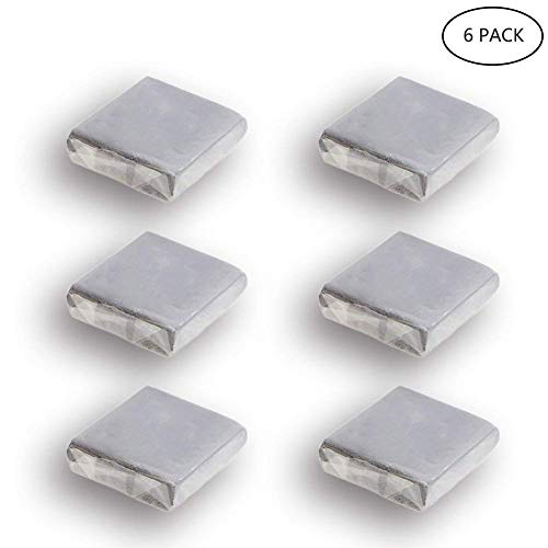 6pcs Kneaded Eraser, Yanyi Soft Durable Sketch Putty Rubber, Kneadable Artist Drawing Rubber Sketch Eraser Set (Grey)