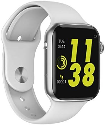 ERSHIJIU Smart Watch ECG Heart Rate Monitor iwo 8 lite Smartwatch for Android iPhone xiaomi band PK iwo 8 10 (Color : White)