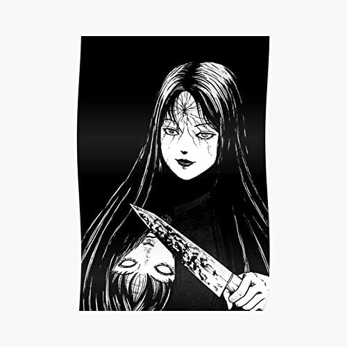 Amazon Com Tomie Junji Ito Poster For Office Decor College Dorm Teachers Classroom Gym Workout And School Halloween Holiday Christmas Party Great Inspirational Wall Art Poster Kitchen Dining