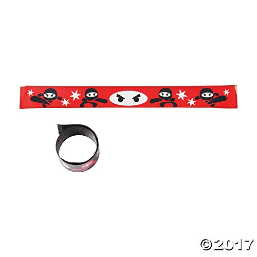 Ninja Slap Bracelets - 12 ct