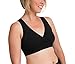 Kindred Bravely French Terry Racerback Nursing Sleep Bra for Maternity/Breastfeeding (Medium, Black)