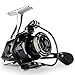 KastKing Megatron Spinning Reel, Freshwater and Saltwater Spinning Fishing Reel, Rigid Aluminum Frame 7+1 Double-Shielded Stainless-Steel BB, Over 30 lbs. Carbon Drag, CNC Aluminum Spool & Handle