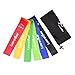 Resistance Loop Bands [Set of 6], LizardMad Natural Latex Fitness Exercise Bands for Workout, Pilates, Yoga, Rehab or Physical Therapy with Instructional Booklet, eBook (12