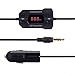 Wireless FM Transmitter Radio Adapter Car Kit with 3.5mm Audio Plug and USB Car Charger for Smartphone Tablet MP3 MP4