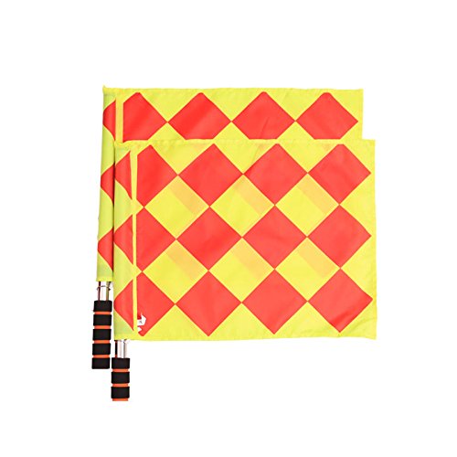 The World Cup Soccer Referee Flag Play Sports Match Football Linesman Competition Equipment Soccer Referee Flags Red/Yellow Premium Rotating Fashion Sport Soccer soccer ball soccer referee training - Thumbnail 5