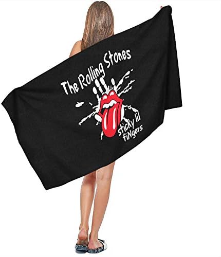 YAYAZANPl Multipurpose Super Water Absorbent Microfiber Towel Rock Band Members Printed Compact Bath Sheet for Beach,Travel,Gym,Yoga and Sports (27.5 x 55.1 Inch)