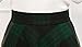 ETCYY Women's Vintage Geometric Thicken Suede Zip Up Midi Plaid Skirts