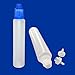 510 Central 30mL Unicorn Bottles LDPE Plastic Thin Tip (25 Pack, Multi Color Caps)