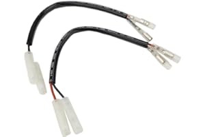 Aharon Motorcycle 12V Cable Wire Extension/Adapter for LED Turn Signal Lights | Compatible with Triumph Motorcycles | Bike Indicator Blinkers | Waterproof Indicator Light Connector Plug