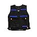 OULII Tactical Vest Adjustable for Nerf N-Strike Elite Battle Game Valentine's Day gifts for men (Black)