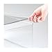 iDesign Plastic Stackable Closet Organizer with Lid, Home Organization Storage Box for Clothes, Toys, Bedroom, Dorm, Office, and More, Large, Clear