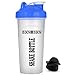 24 OZ Black BPA and Phthalate-free Plastic Leak Proof BottleTwist Cap Shaker Screw Top Wire Whisk Mixers Protein Smoothies Shakes Mix Powders Shaker Bottle