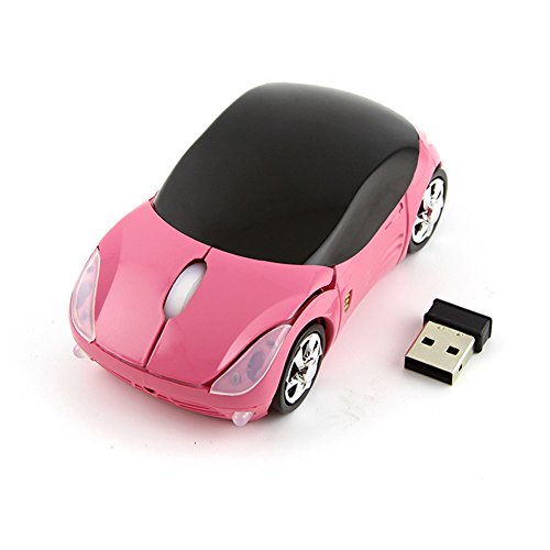 Usbkingdom 2.4ghz wireless mouse cool 3d sport car shap…
