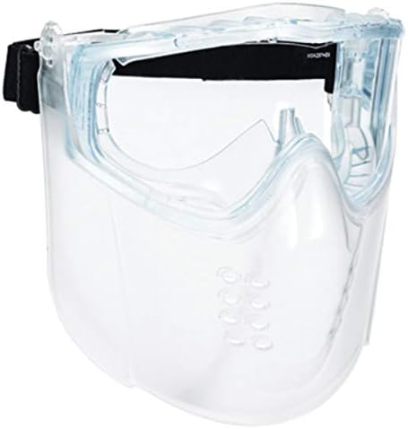 MSA Sightgard Vertoggle Splash Impact Indirect Vent Standard Combination Goggle/Faceshield With Clear Anti-Fog Anti-Scratch Polycarbonate Lens, Package Size: 5 Each