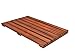 Teak Bath Floor Shower Mat - Solid OR Foldable - Indoor/Outdoor Anti-Slip - Hand Made Eco Friendly Premium Teak Wood - Luxury Shower Spa Mat by Maxtir (Natural Teak Solid Mat, 21