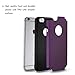 iPhone 6S Case, technext020 Slim Hybrid Dual Layer Silicone Bumper Case Hard Cover for Apple iPhone 6 and iPhone 6S Purple