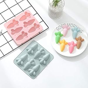 Abcidubxc Molde de silicona para tartas con forma de zanahoria, antiadherente, 15,5 x 17,5 cm