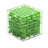 SZAT PRO Maze Puzzle Box Cube for Kids and Adults as Gift Toy Game Challenge (Green)